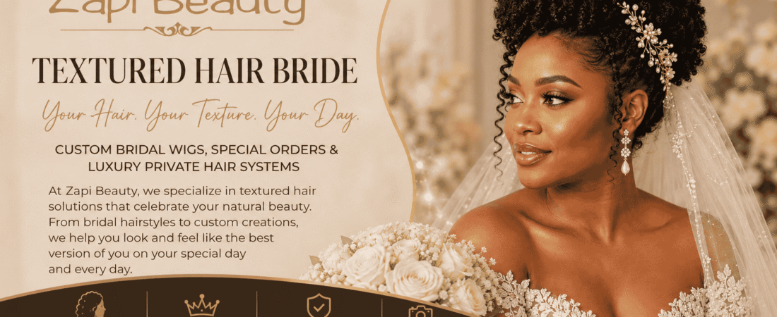 Textured Hair Bride | Custom Bridal Wigs, Special Orders & Luxury Private Hair Systems