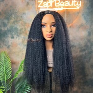 Kinky Straight Human Hair U-Part Wig
