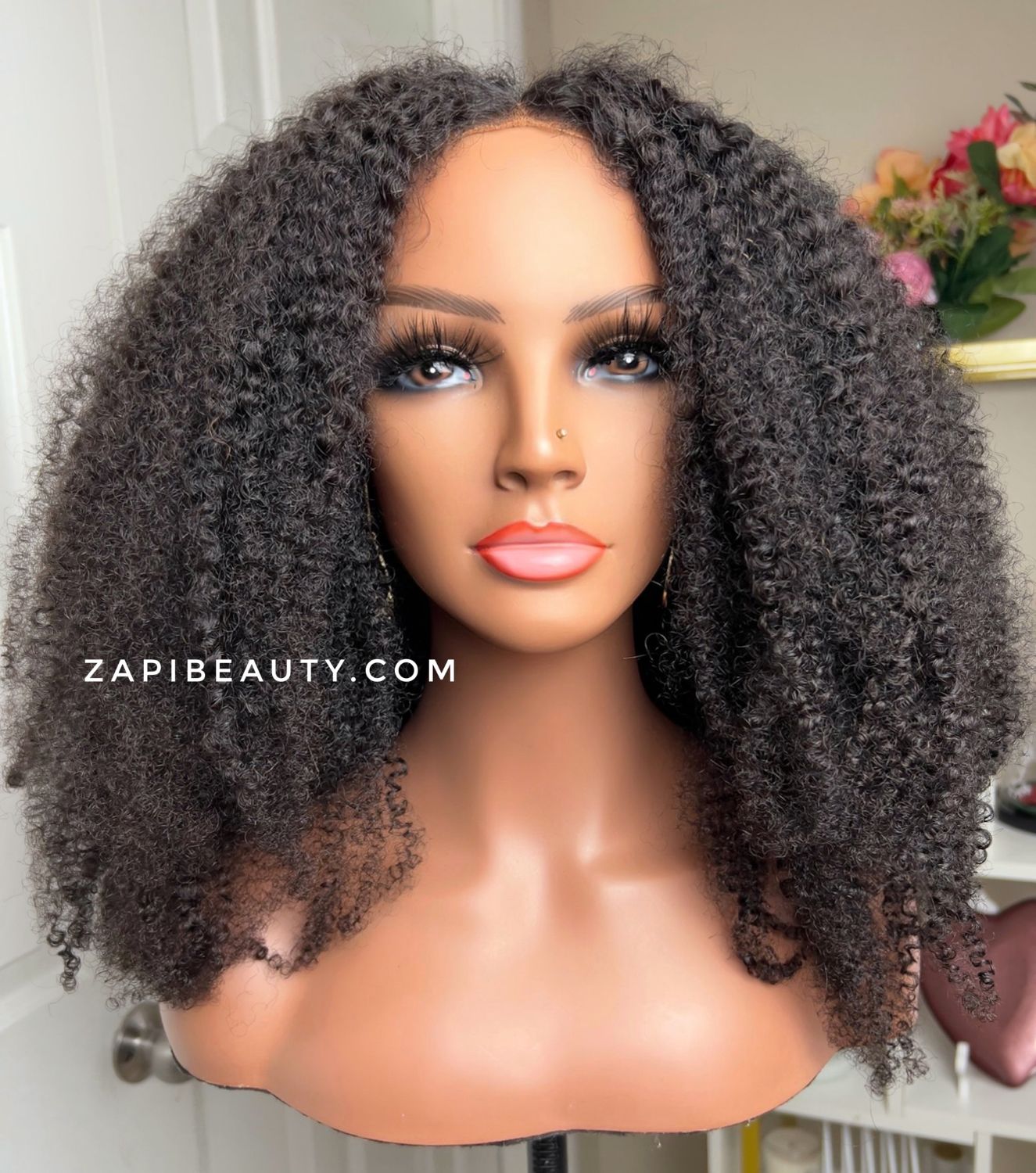 Kinky Curly "C" 13x6" Frontal Wig 200% - Image 2