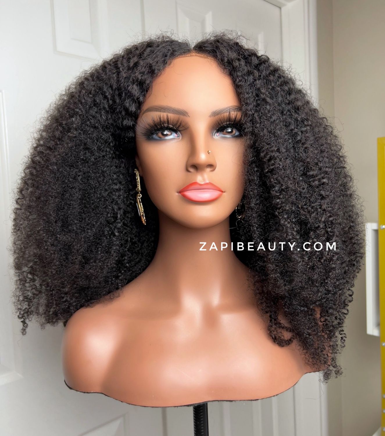 Kinky Curly "C" 13x6" Frontal Wig 200% - Image 4