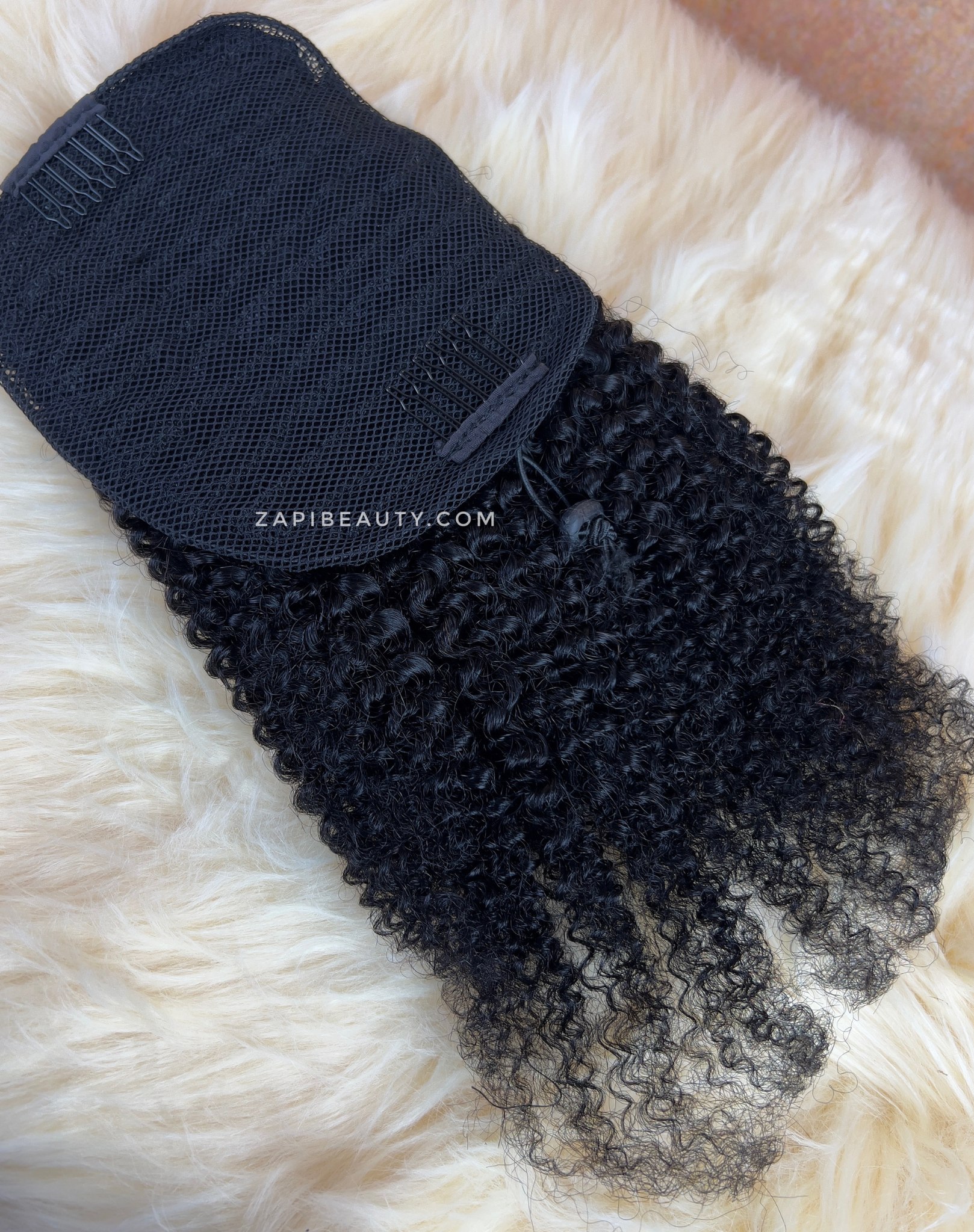12-Inch Kinky Coily 4B 4C Afro Puff - Image 5
