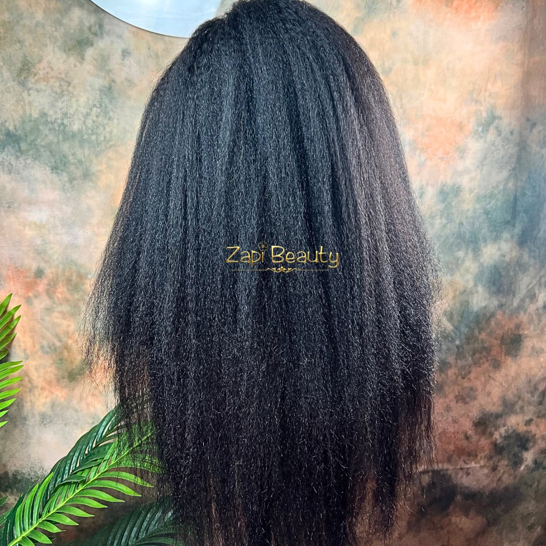 12A Coarse Kinky Straight Half & U-Part Wig - Image 5