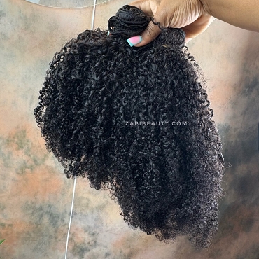 Kinky Curly "C" Wefted Hair – 3 Bundle Deal