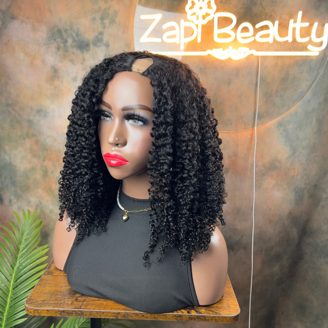 Corkscrew U-Part & Half Wig – 250% Density - Image 4