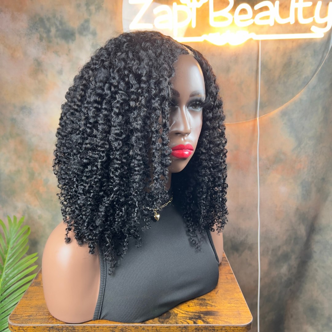 Corkscrew U-Part & Half Wig – 250% Density - Image 5