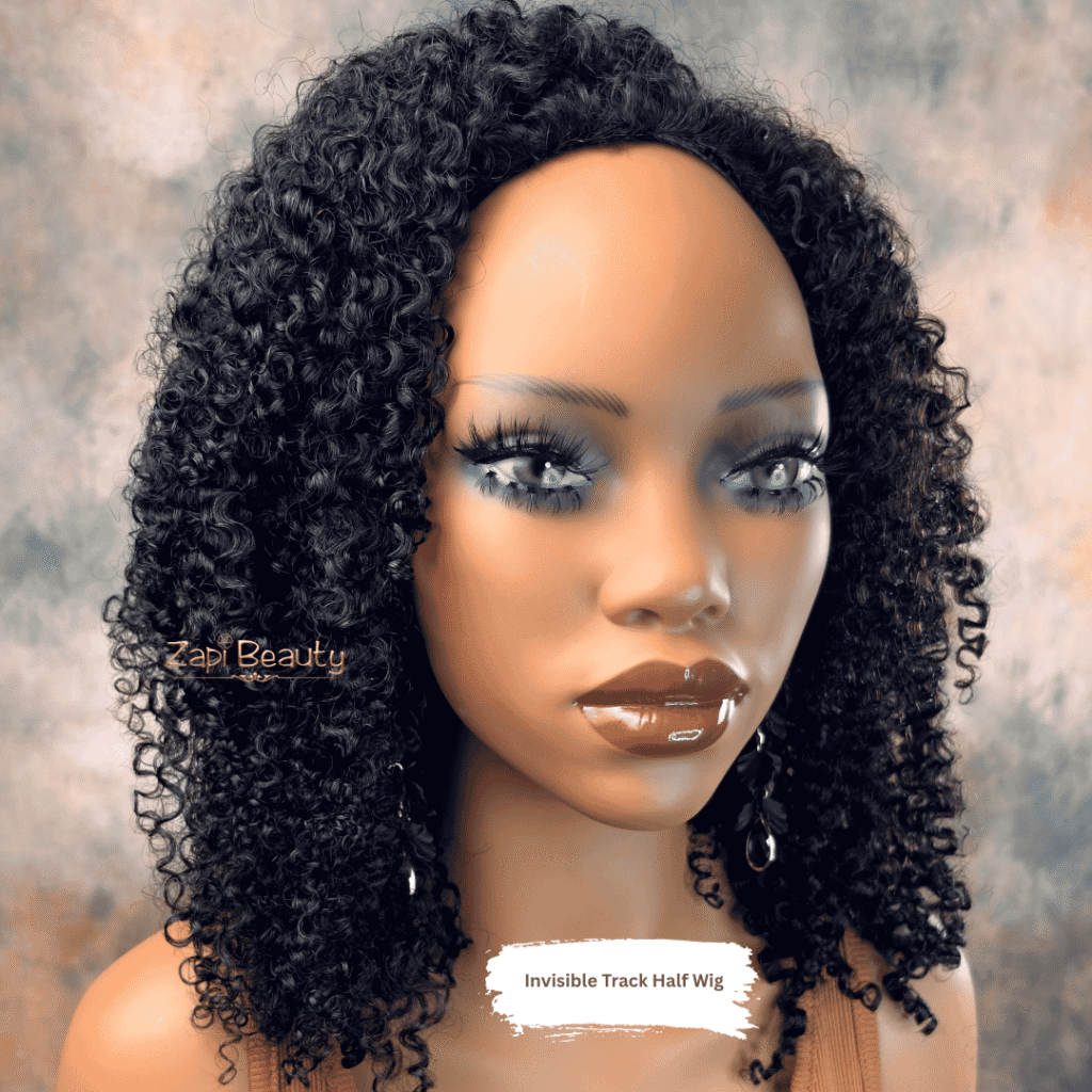 Corkscrew U-Part & Half Wig – 250% Density