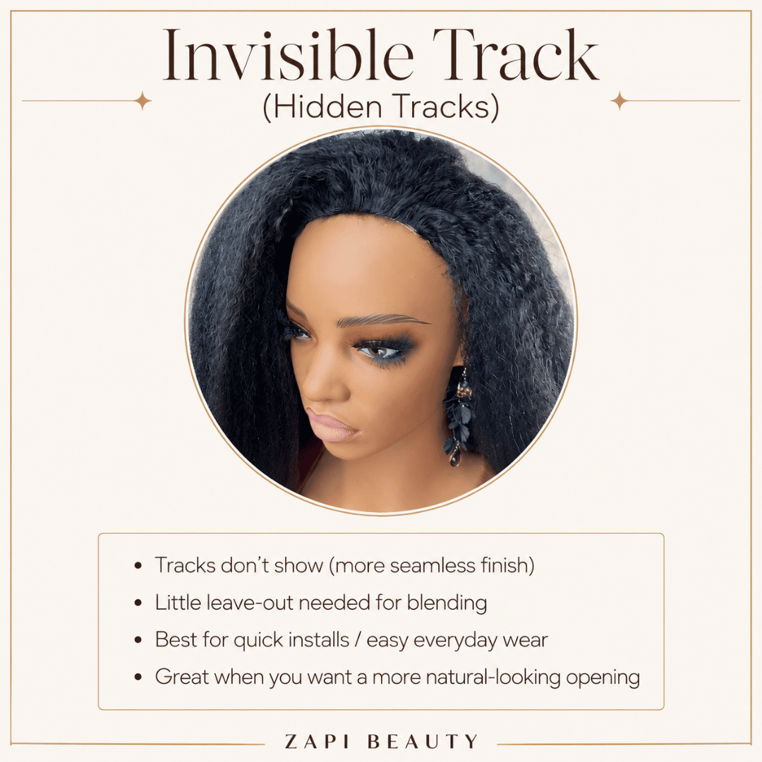 12A Coarse Kinky Straight Half & U-Part Wig - Image 10