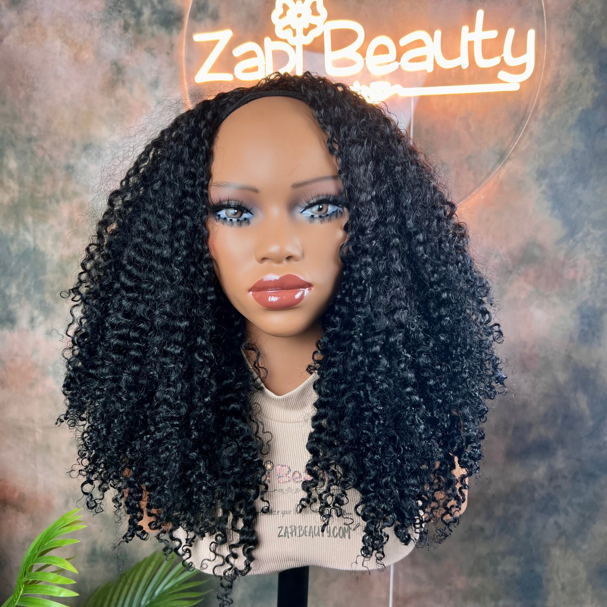 Kinky Curly 'A' Hair Bundles | Half Wig | U-Part Wig. - Image 2