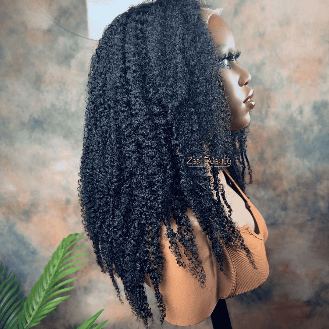 Kinky Curly "C" 13x6" Frontal Wig 200% - Image 6
