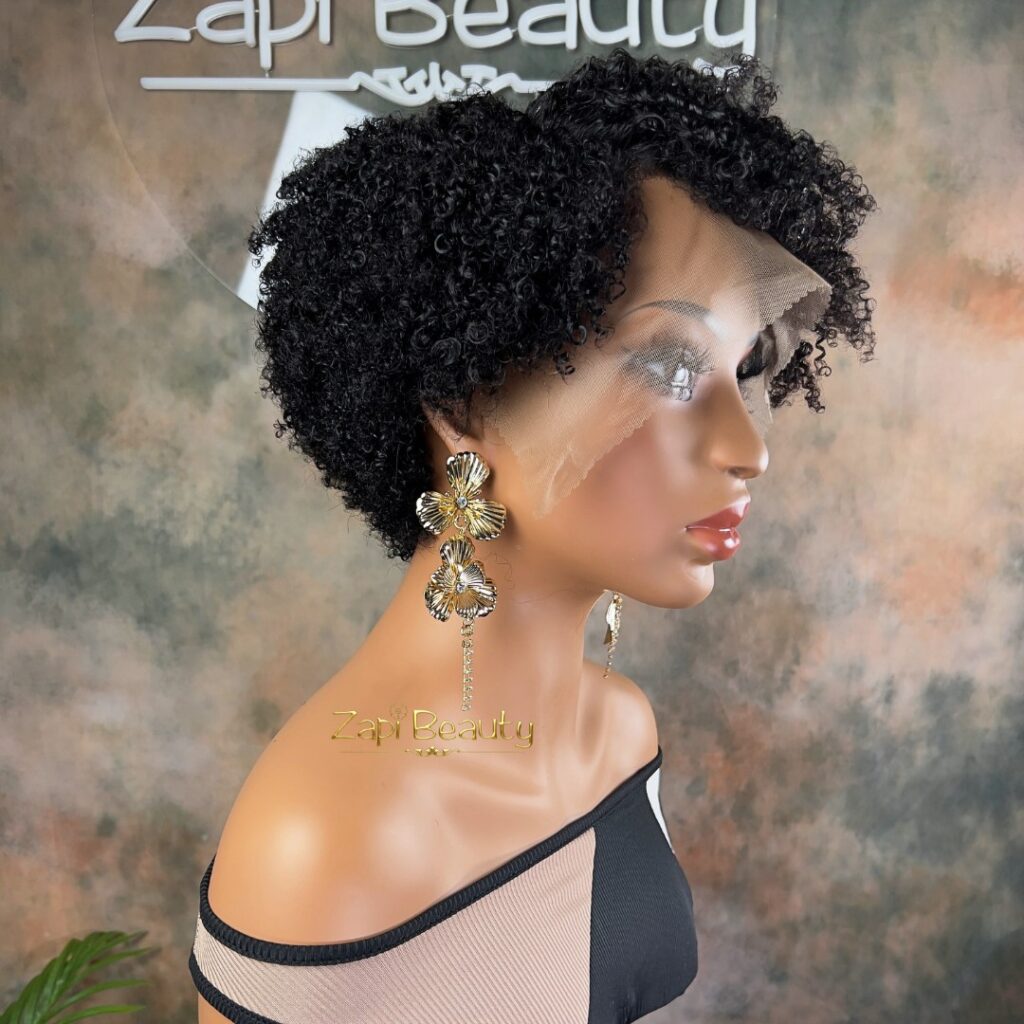 4A, 4B, & 4C Tapered Cut Kinky Coily 13x4 Frontal Wig