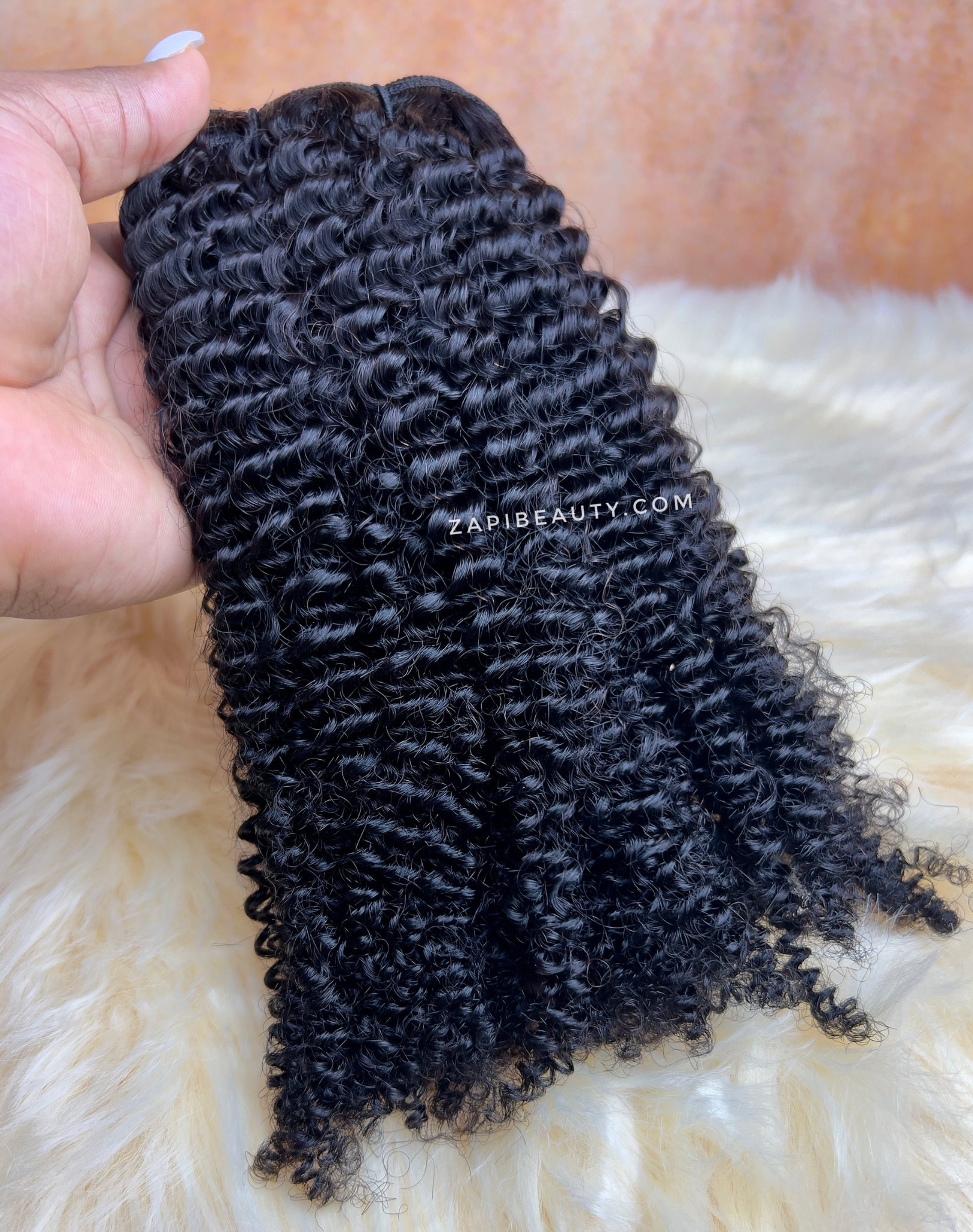 4A Kinky Curly Weft Bundles - 300g - Image 4