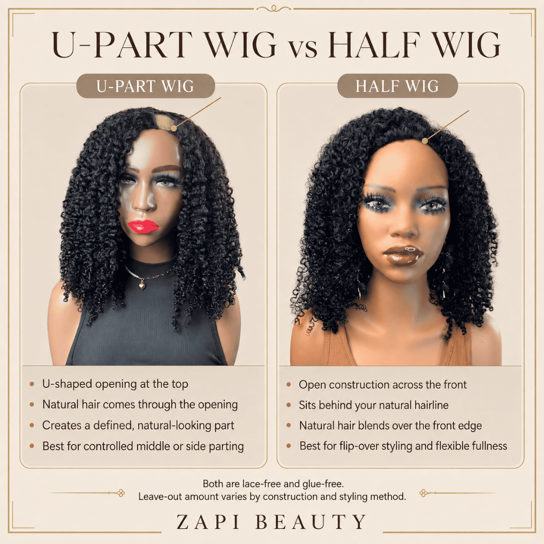Corkscrew U-Part & Half Wig – 250% Density - Image 8