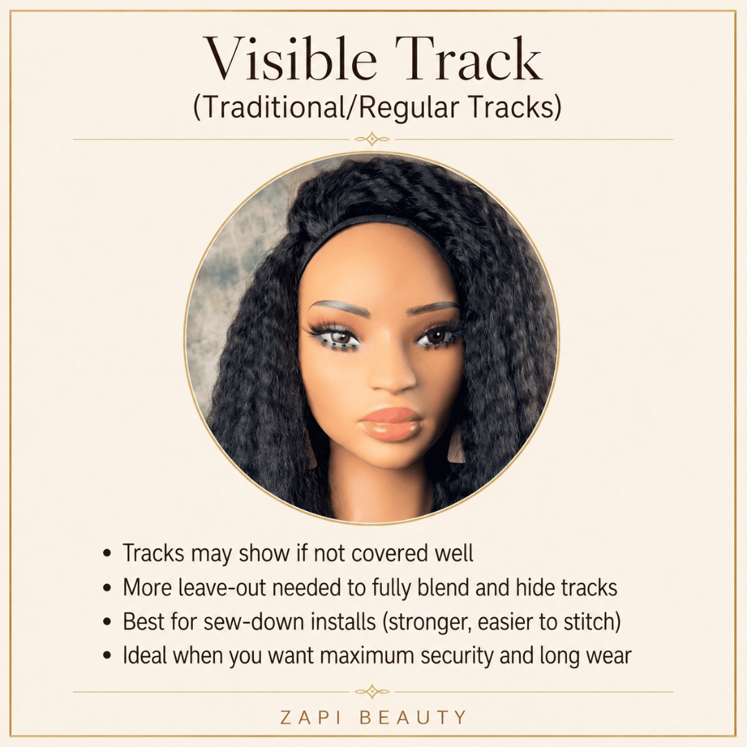 12A Coarse Kinky Straight Half & U-Part Wig - Image 9