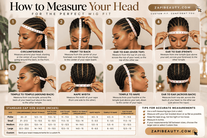 How to Measure Your Head for a Wig That Actually Fits